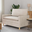 Vidaxl bank crèmekleurig 126 x 81 x 87,5 cm polyester
