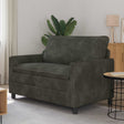 Vidaxl bank antracietkleurig 126 x 81 x 87,5 cm polyester