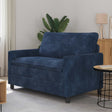 Vidaxl bank marineblauw 126 x 81 x 87,5 cm polyester