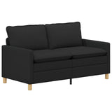 Vidaxl bank 2-zits zwart 156 x 81 x 87,5 cm stof