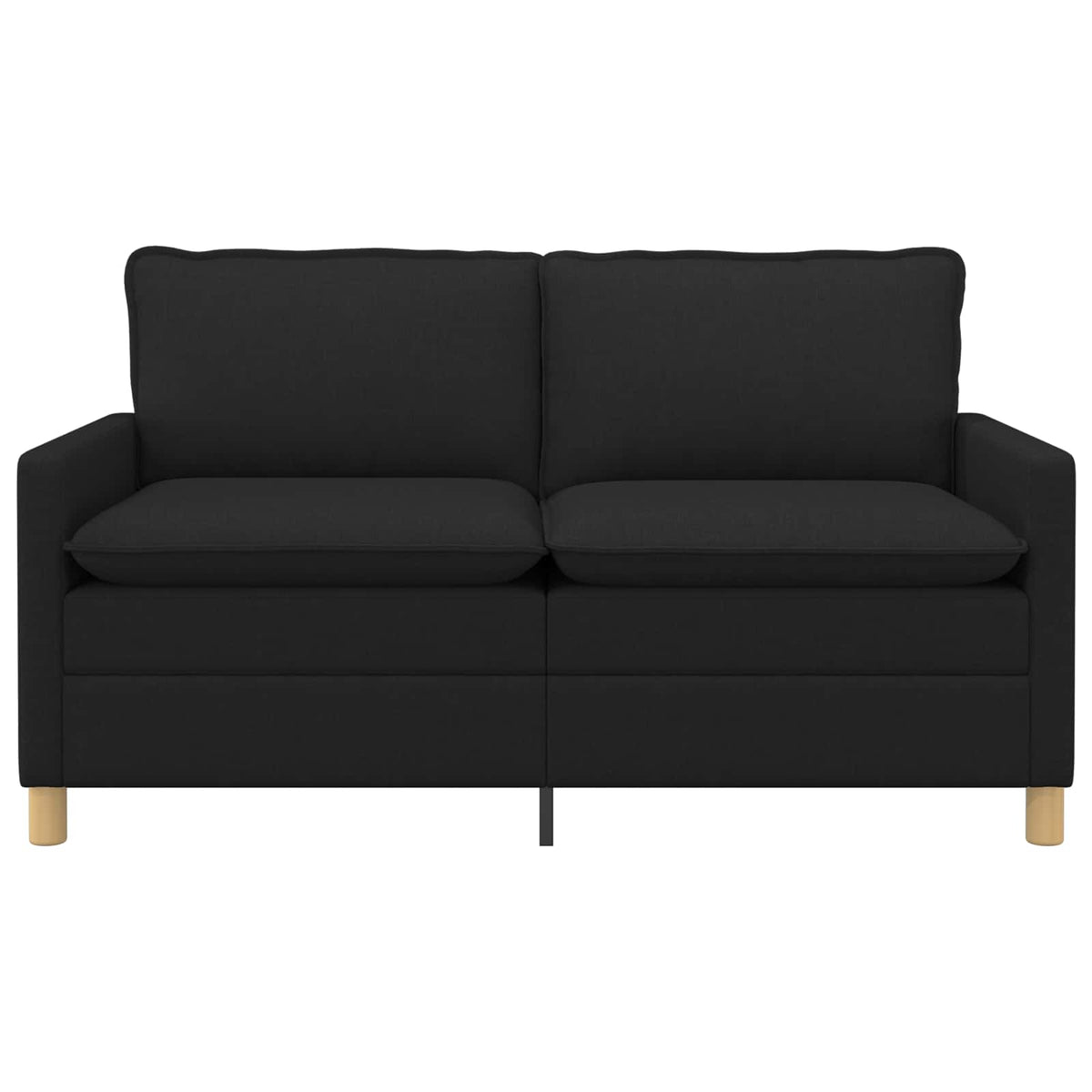 Vidaxl bank 2-zits zwart 156 x 81 x 87,5 cm stof