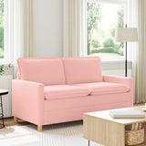 Vidaxl bank roze 156 x 81 x 87,5 cm stof