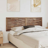 Vidaxl bed hoofdbord naturel massief teakhout