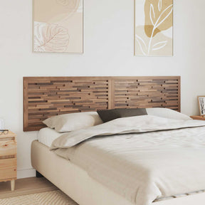 Vidaxl bed hoofdbord naturel massief teakhout