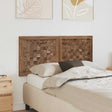 Vidaxl bed hoofdbord naturel massief teakhout