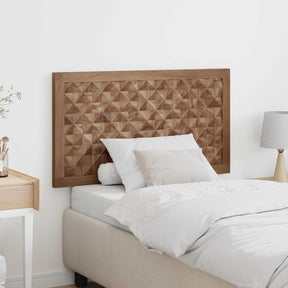 Vidaxl bed hoofdbord naturel massief teakhout