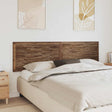 Vidaxl bed hoofdbord naturel massief teakhout