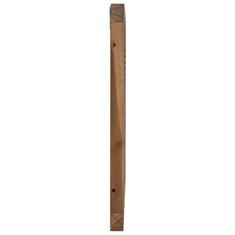 Vidaxl bed hoofdbord naturel massief teakhout
