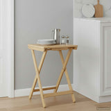 Vidaxl keuken tafel naturel 40 x 30 x 53,5 cm bamboe