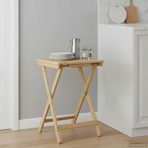 Vidaxl keuken tafel naturel 40 x 30 x 53,5 cm bamboe
