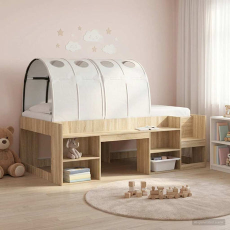 Vidaxl bedtunnel 2 st wit polyester
