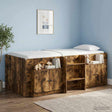 Vidaxl opbergkast voor loftbed 2 st gerookt eiken 66 x 35 x 48 cm