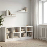 Vidaxl bed kast met plank 2 st wit 66 x 33 x 48 cm bewerkt hout