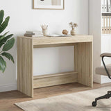 Vidaxl bed bureau sonoma eiken bewerkt hout 100 x 45 x 75 cm