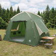 Vidaxl huisje tent 3-persoons groen polyester