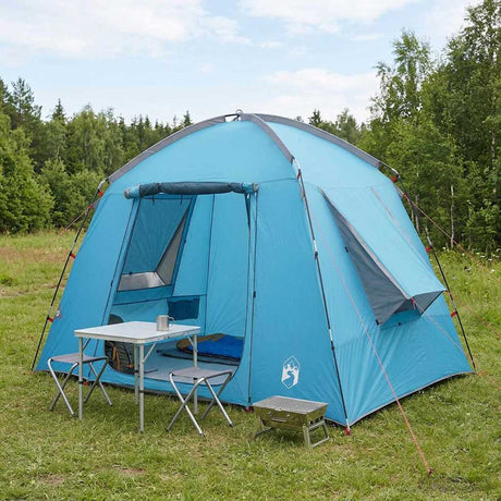 Vidaxl huisje tent 3-persoons blauw polyester