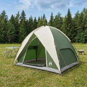 Vidaxl camping tent met regenhoes waterdicht 4-persoons groen