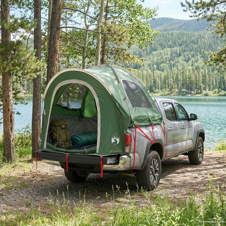 Vidaxl autotent groen 2-persoons polyester en staal