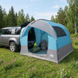 Vidaxl tailgate tent met regenfly waterdicht 4-persoons blauw