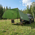 Vidaxl autotent groen 308 x 215 x 220 cm polyester en staal
