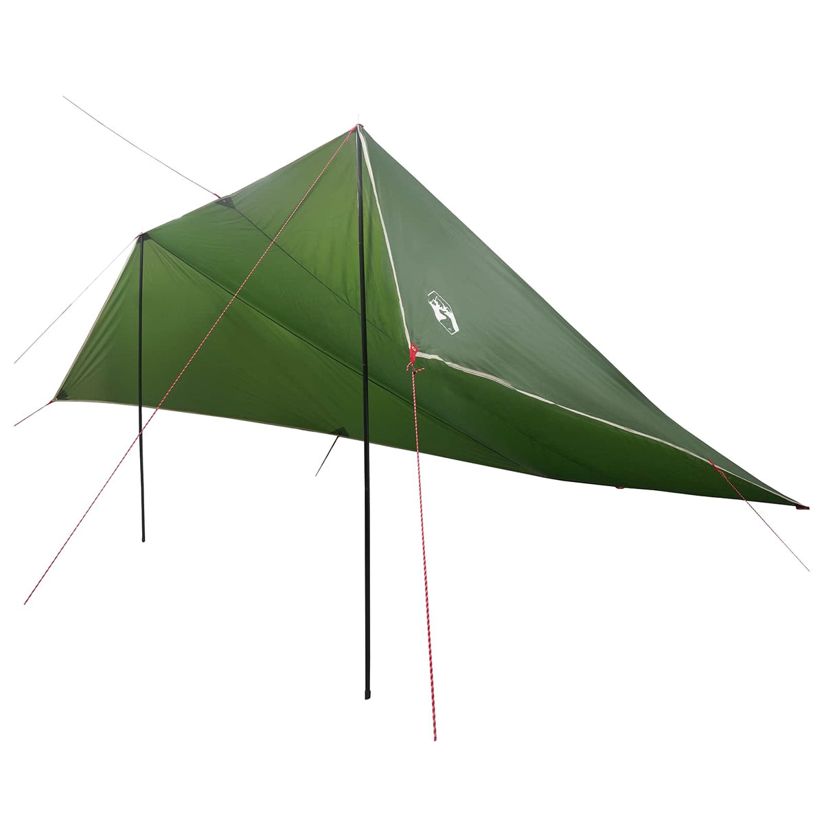 Vidaxl voertuig luifel groen 500 x 515 x 215 cm polyester en staal
