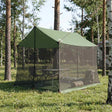 Vidaxl campingzeil met gaaswanden groen 270 x 210 x 210 cm