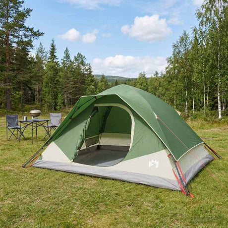 Vidaxl directe tent groen 305 x 215 x 140 cm polyester en staal