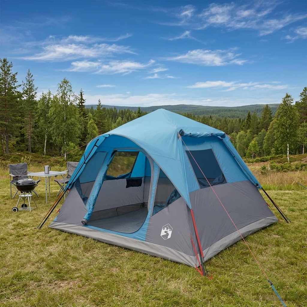 Vidaxl directe tent blauw 305 x 275 x 190 cm polyester en staal