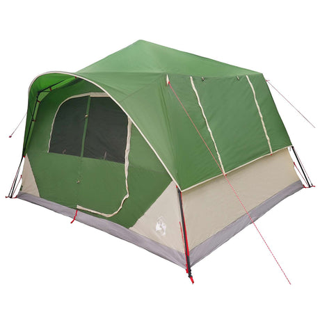 Vidaxl directe tent 8-persoons groen polyester en staal