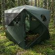 Vidaxl jacht tent legergroen 2-persoons polyester en staal