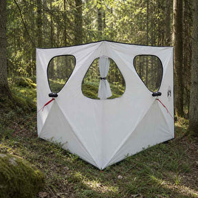 Vidaxl jacht tent wit blackout 145 x 145 x 150 cm polyester en staal