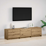 Vidaxl tv-kast artisan eiken bewerkt hout