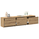 Vidaxl tv-kast artisan eiken bewerkt hout