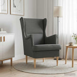 Vidaxl fauteuil donkergrijs stof