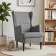 Vidaxl fauteuil donkergrijs fluweel