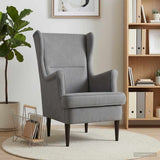 Vidaxl fauteuil donkergrijs fluweel