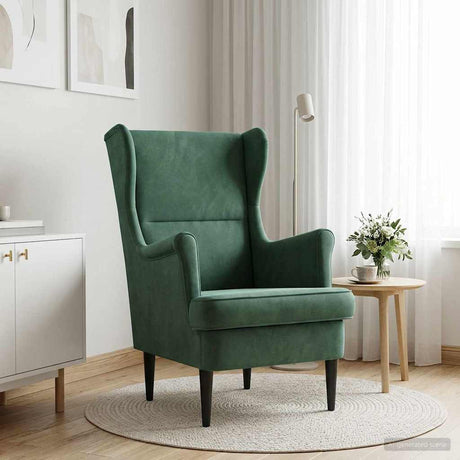 Vidaxl fauteuil zeegroen fluweel