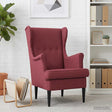 Vidaxl fauteuil wijnrood stof