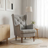 Vidaxl fauteuil lichtgrijs fluweel