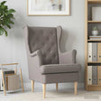 Vidaxl fauteuil taupe stof