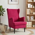Vidaxl fauteuil wijnrood fluweel