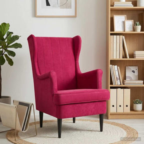 Vidaxl fauteuil wijnrood fluweel