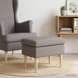 Vidaxl voetenbank taupe 55 x 35 x 41 cm