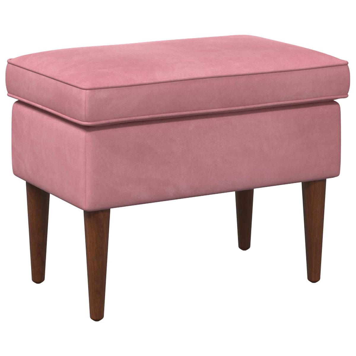 Vidaxl voetenbank roze 55 x 35 x 41 cm fluweel