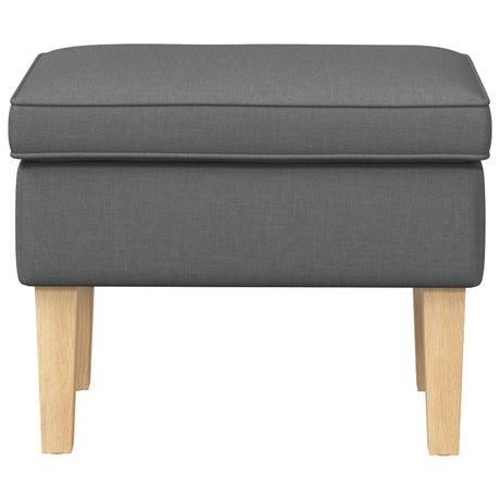 Vidaxl voetenbank donkergrijs 55 x 35 x 41 cm stof