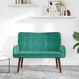 Vidaxl 2-zits sofa turquoise 115 x 61 x 87 cm fluweel