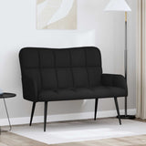 Vidaxl 2-zits sofa zwart 115 x 61 x 87 cm stof