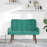 Vidaxl 2-zits sofa turquoise 115 x 61 x 87 cm fluweel
