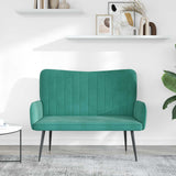 Vidaxl 2-zits sofa turquoise 115 x 61 x 87 cm fluweel