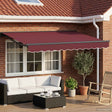 Vidaxl handmatige luifelhouder met led's 3 x 2,5 m